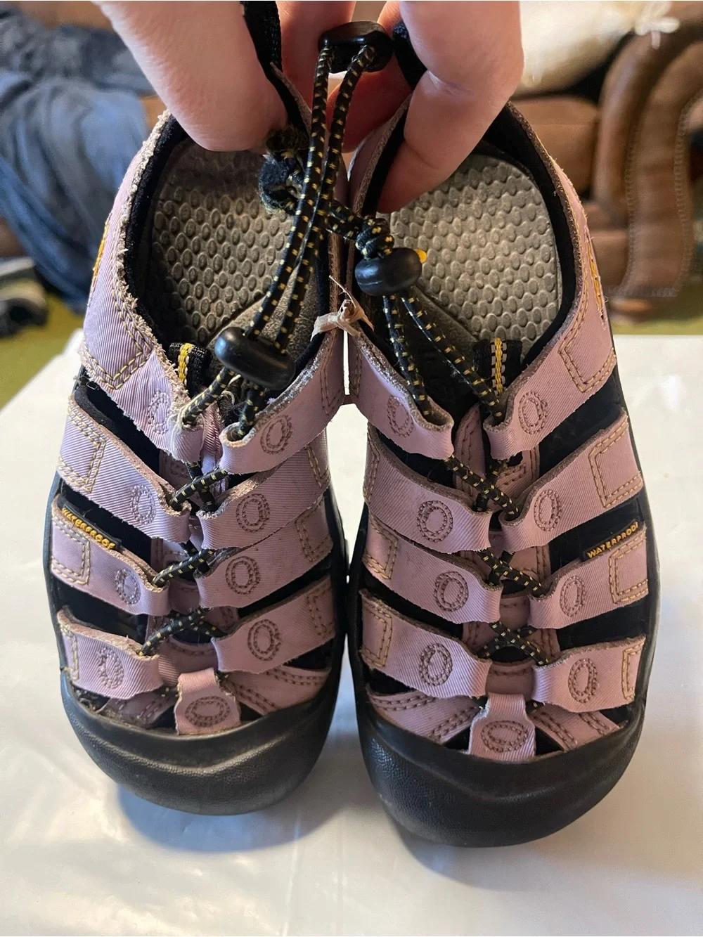 KEEN Newport H2 Water Shoes Breathable Light Purple Hiking Sandals Youth 12.5